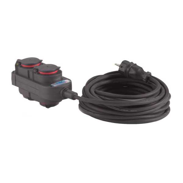 Cable de Goma de Neopreno con Cabezal Suspendido IP44 H07RN-F 25 m HEDI