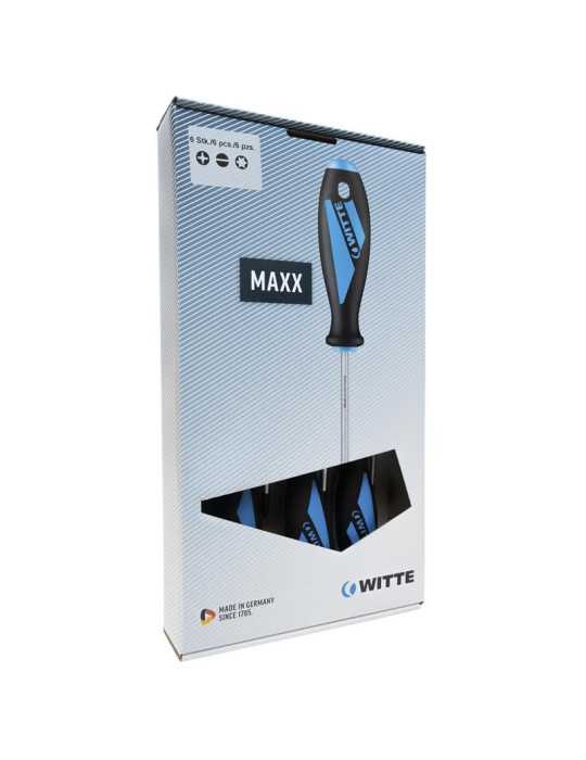 Juego de 5 destornilladores MAXX Puntas planas y PH WITTE