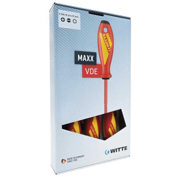 Juego de 5 destornilladores MAXX VDE (PL/PZ) WITTE