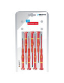 Juegos de 7 destornilladores de precisión WITTRON VDE en blister de plástico (PL/PH) WITTE