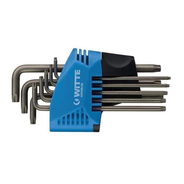 Juego de 8 llaves Torx acodadas WITTE