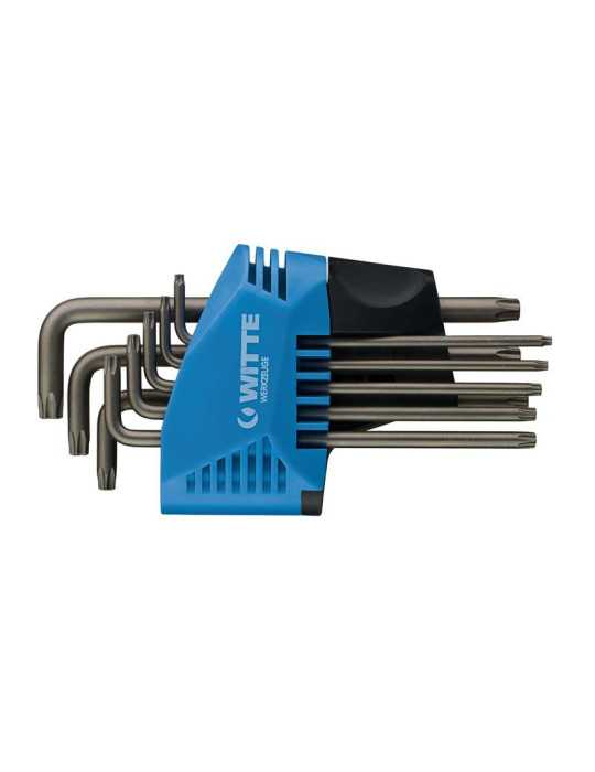 Juego de 8 llaves Torx acodadas WITTE