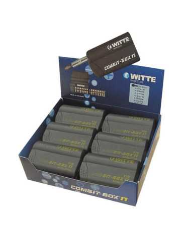 Caja de puntas de atornillar COMBIT-BOX 17 granel (Tipo TiN)WITTE