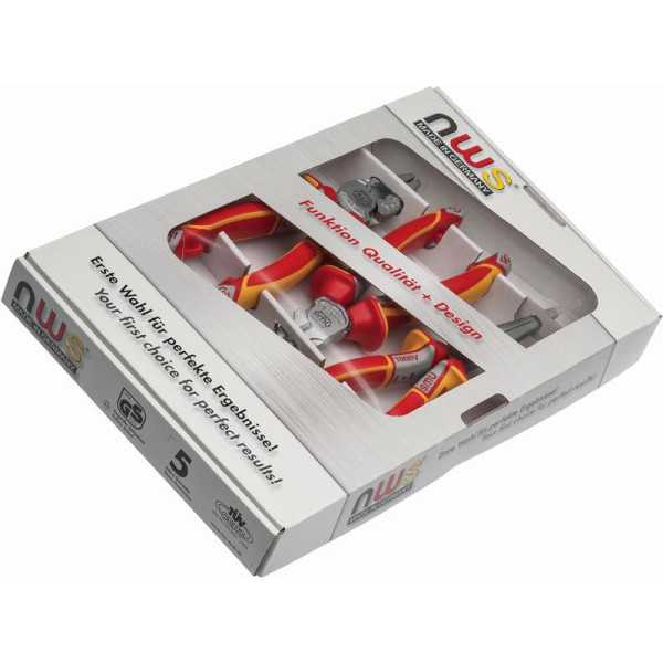 Juego 3 alicates VDE (CombiMax 180 + corte diagonal 160 mod. sueco+ boca semiredonda recta 205) NWS