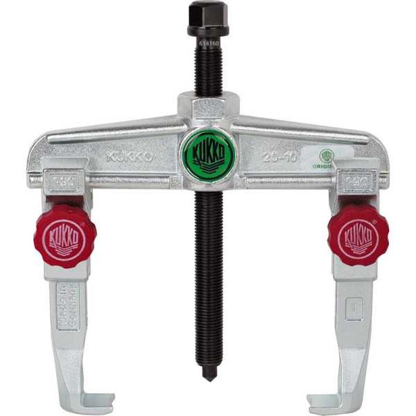 Extractor de rodamientos universal de 2 patas con regulación rápida (120x100 mm) KUKKO
