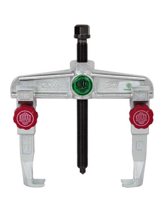 Extractor de rodamientos universal de 2 patas con regulación rápida (120x100 mm) KUKKO