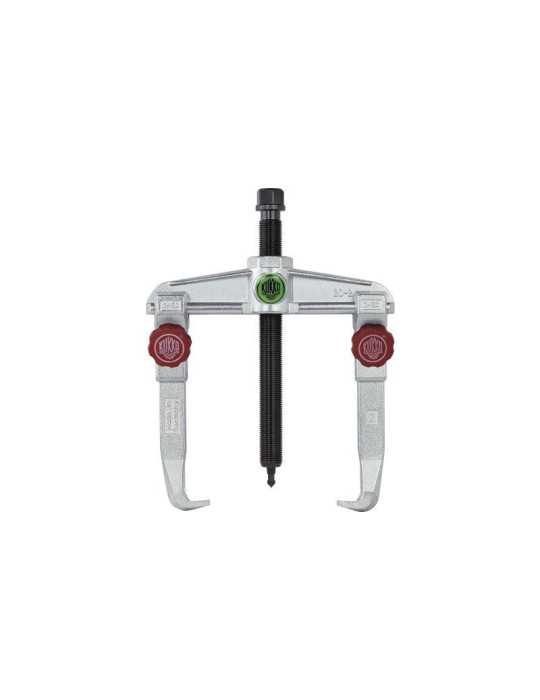 Extractor de rodamientos universal de 2 patas con regulación rápida (160x150 mm) KUKKO