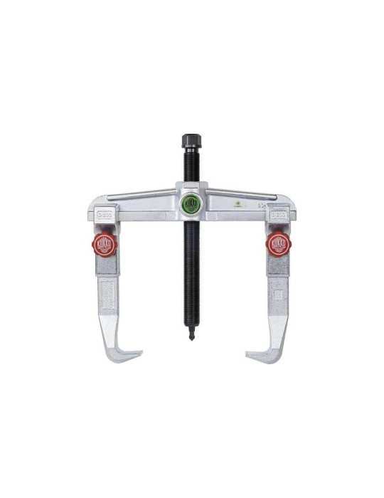 Extractor de rodamientos universal de 2 patas con regulación rápida (250x200 mm) KUKKO
