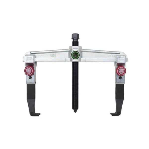 Extractor de rodamientos universal de 2 patas para espacios angostos con regulación rápida (350x200 mm) KUKKO
