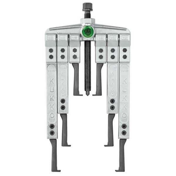 Extractor de rodamientos universal múltiple de 2 patas para espacios angostos (350x200/300/400 mm) KUKKO