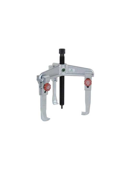 Extractor de rodamientos universal de 3 patas con regulación rápida (160x150 mm) KUKKO