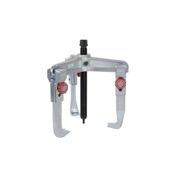 Extractor de rodamientos universal de 3 patas con regulación rápida (350x200 mm) KUKKO