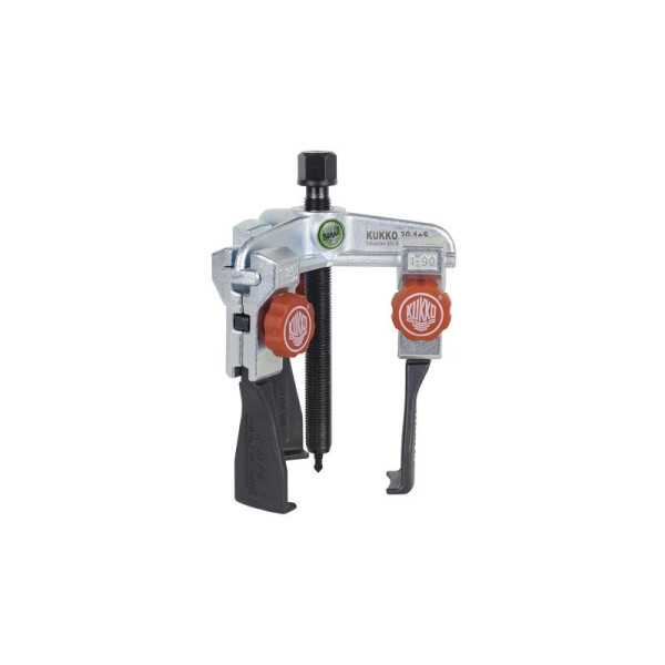 Extractor de rodamientos universal de 3 patas espacios angostos con regulación rápida (90x100 mm) KUKKO