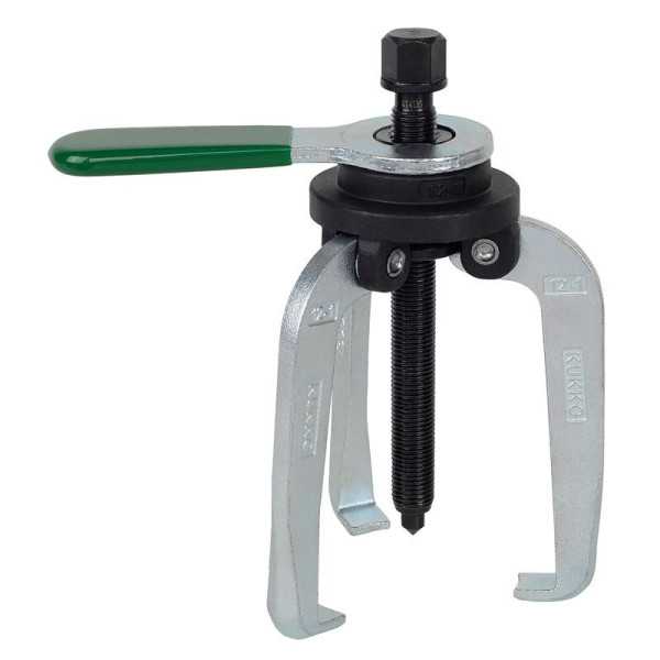 Extractor de rodamientos de 3 patas de alcance preajustable (100x100 mm) KUKKO