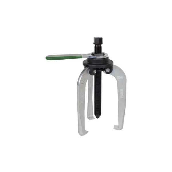 Extractor de rodamientos de 3 patas de alcance preajustable (200x180 mm) KUKKO