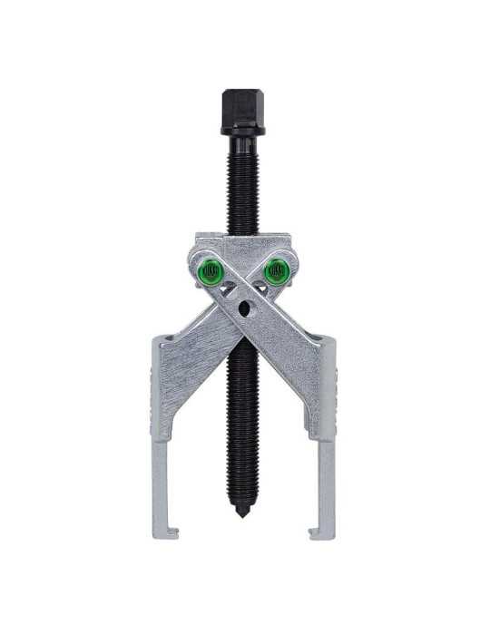 Extractor de rodamientos de 2 patas acción tijera con uñas extra estrechas (6-100x85 mm) KUKKO