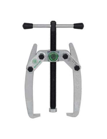Extractor de rodamientos pequeño de 2 patas articuladas (80x80 mm) KUKKO