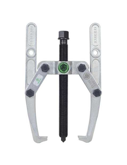 Extractor de rodamientos de 2 patas articuladas (250x220 mm) KUKKO