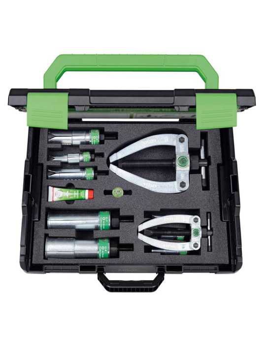 Juegos universales extractor de rodamientos de 10 piezas (12-70 mm) KUKKO