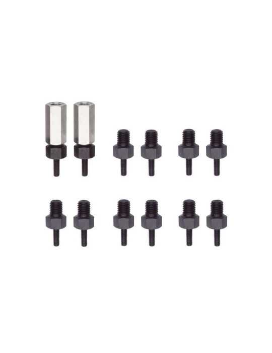 Juegos completos de adaptadores roscados (Roscas M4,M5,M6,M8,M10,M12) KUKKO