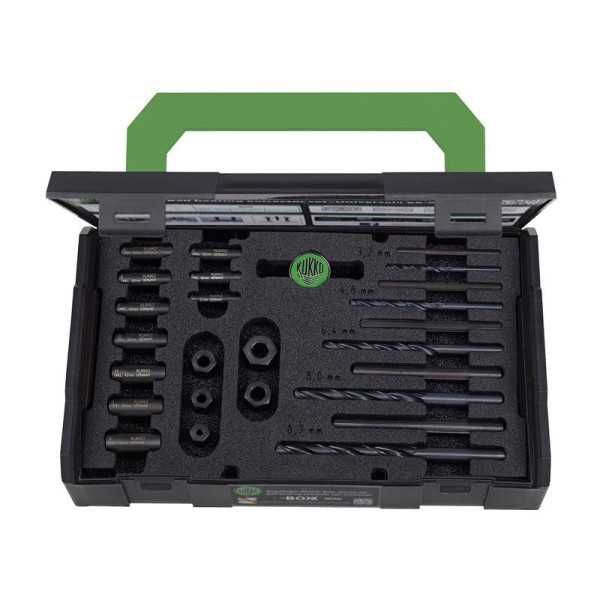 Juego de extractor de rodamientos de espárragos (Roscas M5 a M16) KUKKO
