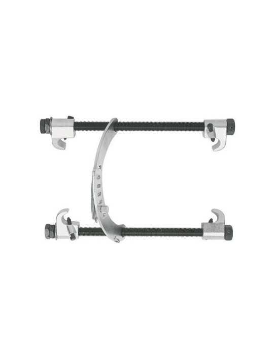 Compresor de muelles amortiguador universal (Prof. 100-200 mm Ø 110-180 mm Potencia 2T / 20kN mm) KUKKO