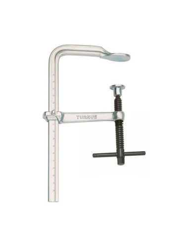 Tornillo de apriete todo acero mango en T 250x120 mm Riel 22x10,5 mm TURNUS