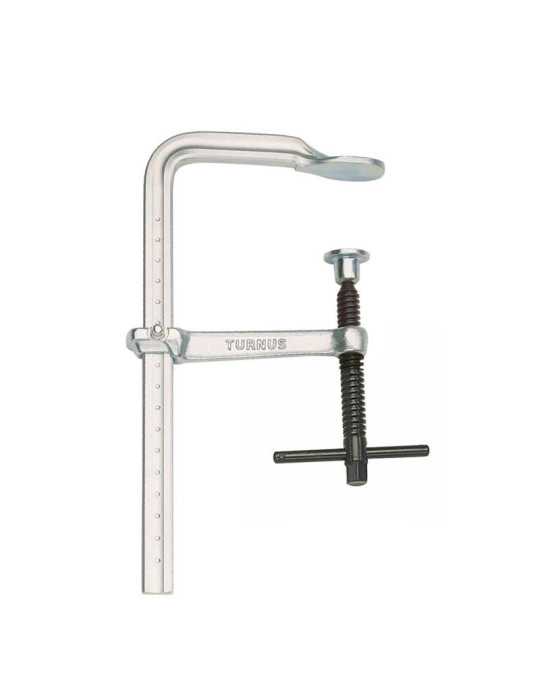 Tornillo de apriete todo acero mango en T 500x120 mm Riel 25x12 mm TURNUS
