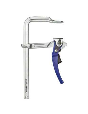 Tornillo de apriete con palanca de acción rápida tipo grip 1000x120 mm Riel 27x13 mm TURNUS