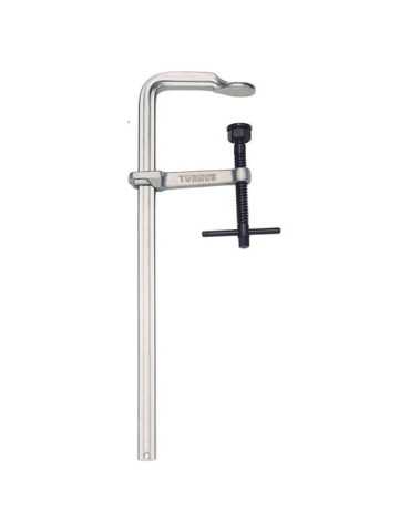 Tornillo de apriete para cerrajería para trabajos pesados mango en T 1000x120 mm Riel 30x15 mm TURNUS