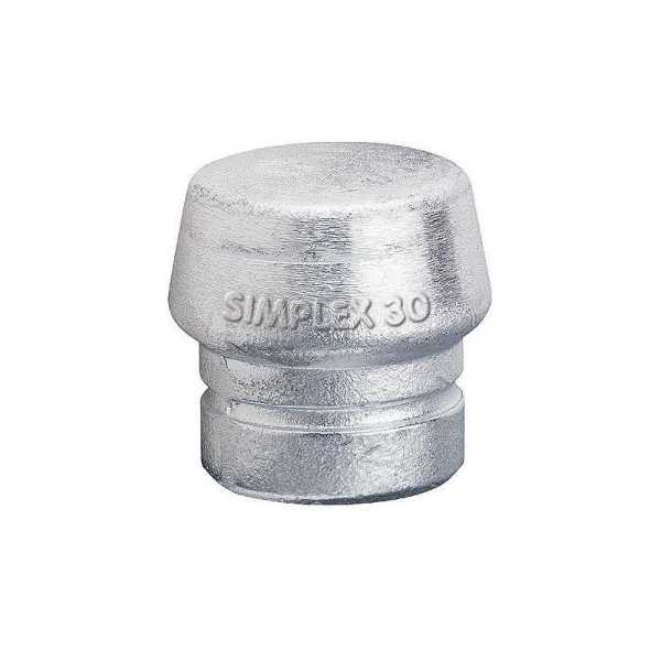 Boca de recambio metal blando plata Simplex Ø 60 mm HALDER