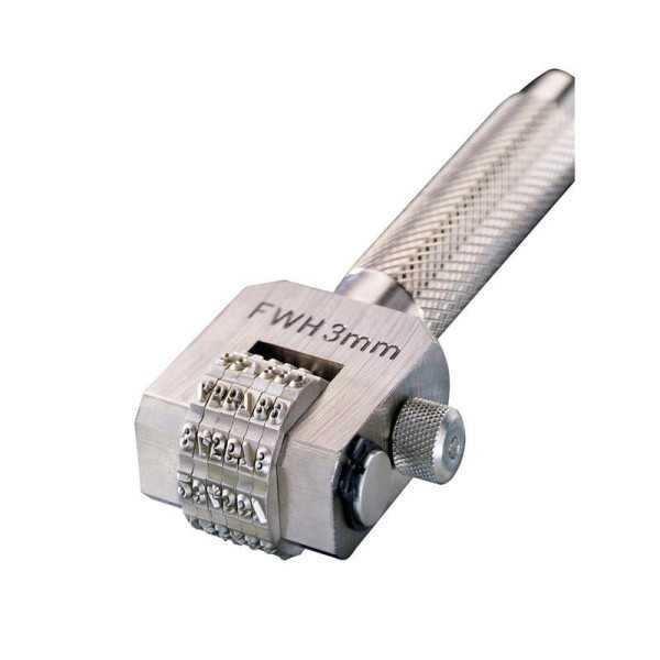 Numeración Compact Marker de 6 ruedas del 0 al 9 (3 mm) GRAVUREM