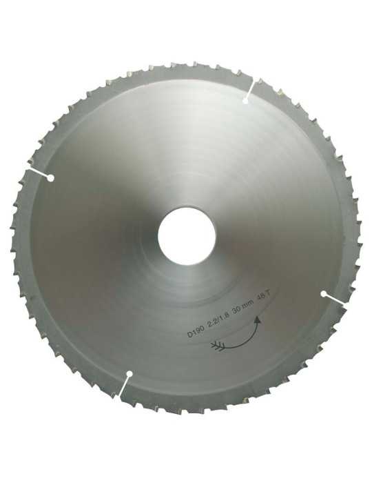 Sierra circular universal KWC (Ø 190x30 mm/ 48 dientes) LEJA TOOLS