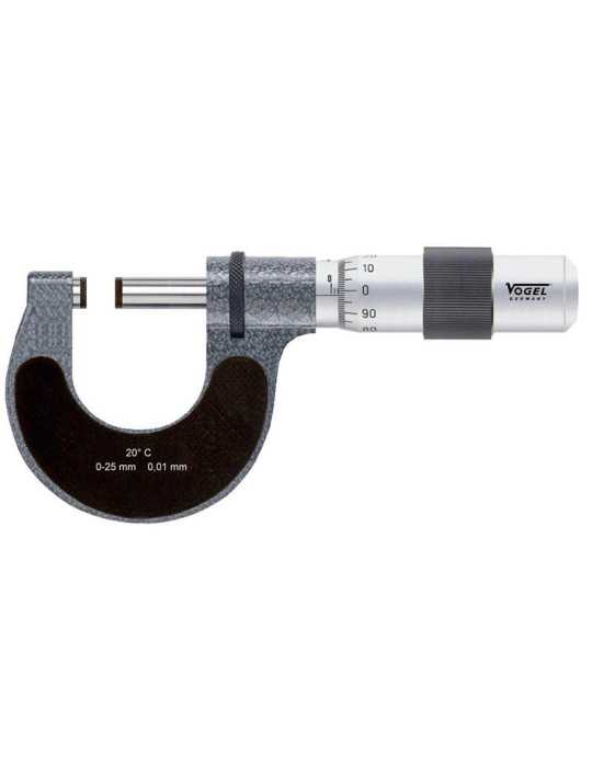 Micrómetro de exteriores alta precisisón DIN 863, Capacidad 75.10 mm VOGEL