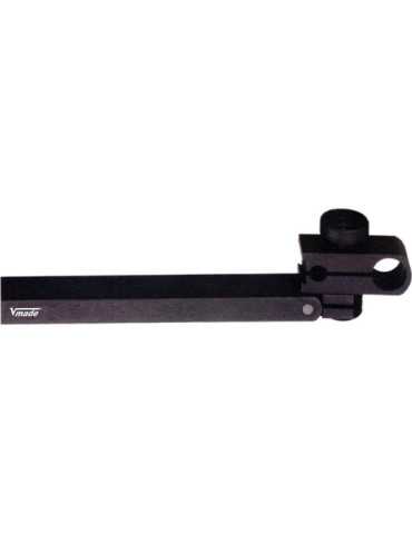 Soporte fijación para todo tipo de comparadores y colas de milano, Medidas 80x12x6 mm VOGEL