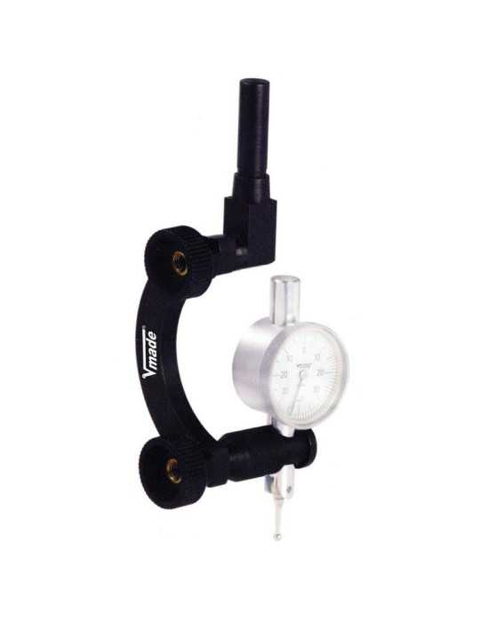 Soporte en arco para comparadores y colas de milano, ejes 4 H7 + 8 H7 VOGEL