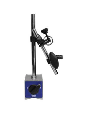 Soporte universal porta-comparador, Altura total 235 mm, Base 65x50x55 mm VOGEL