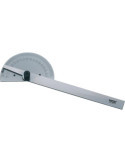 Transportador de ángulos acero inoxidable. Cuadrante Ø 80 mmxlargo 150 mm VOGEL