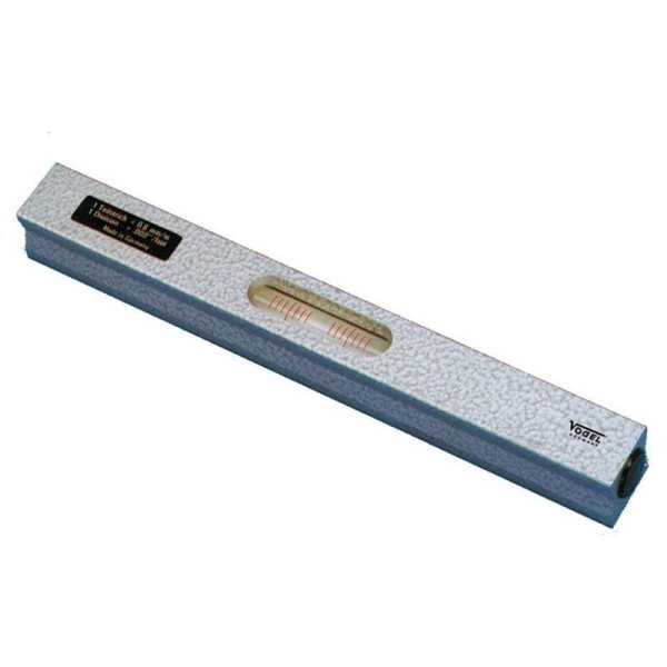 Nivel de precisión de aluminio Largo 150 mm, Sensibilidad 0.6 mm VOGEL