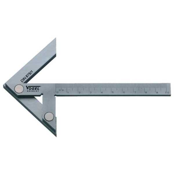 Escuadra de centrar DIN 875/I, Medidas 150x130 mm VOGEL