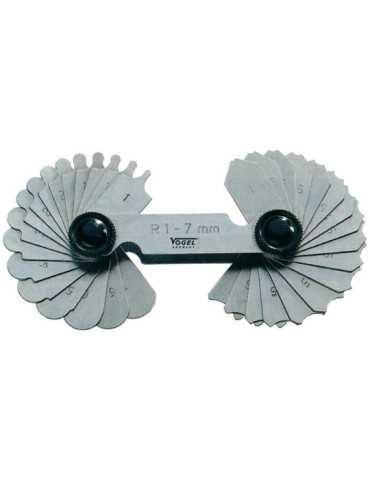 Juego galgas para radios INOX, 16 láminas VOGEL