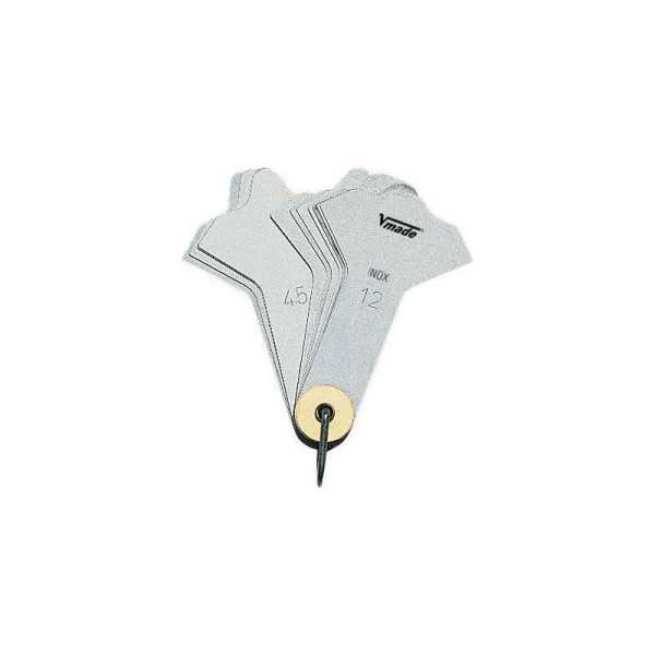 Juego de galgas de soldadura espesor 3-12 mm (12 láminas) VOGEL