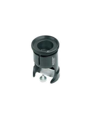 Lupa técnica de pie con escala de medición, Diámetro de lente 20 mm, Aumento 10x VOGEL
