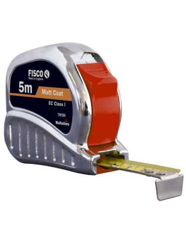 Flexómetro clase I con caja de ABS cromada TRI-MATIC (5x19) FISCO