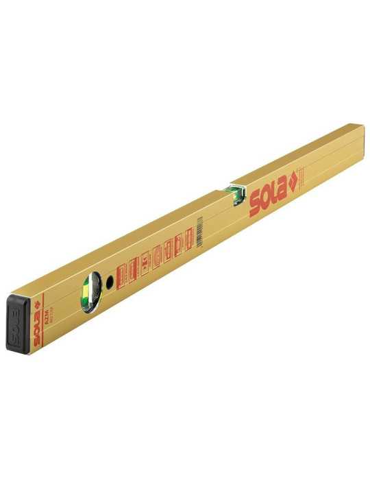 Nivel de burbuja de perfil tubular AZM magnético (400 mm) SOLA