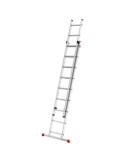 Escalera aluminio 2 tramos corredera ProfiStep Duo (2x9 peldaños) HAILO