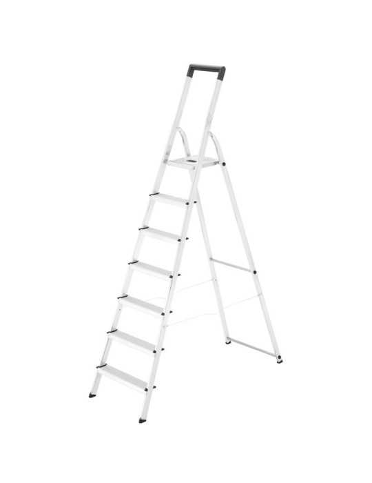 Escalera de tijera de aluminio L40 EasyClix (7 peldaños) HAILO