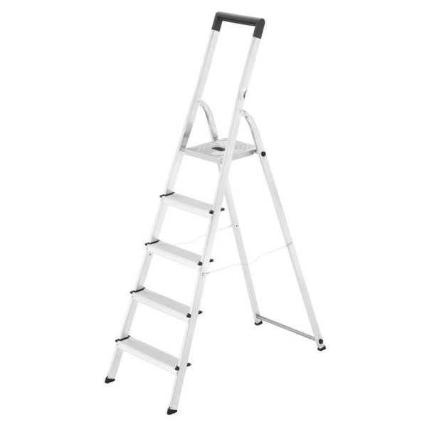 Escalera tijera aluminio L40 EasyClix (5 peldaños) R HAILO