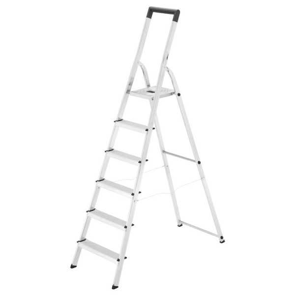 Escalera tijera aluminio L40 EasyClix (6 peldaños) R HAILO