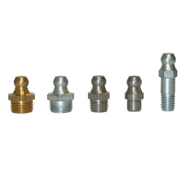 100 Engrasadores hidráulicos rectos DIN 71412 tipo H1 (R.M6x1,0 x L.15 x Ø7 inox)310UMETA